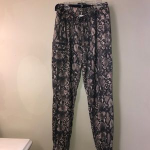 Snake Print Pants